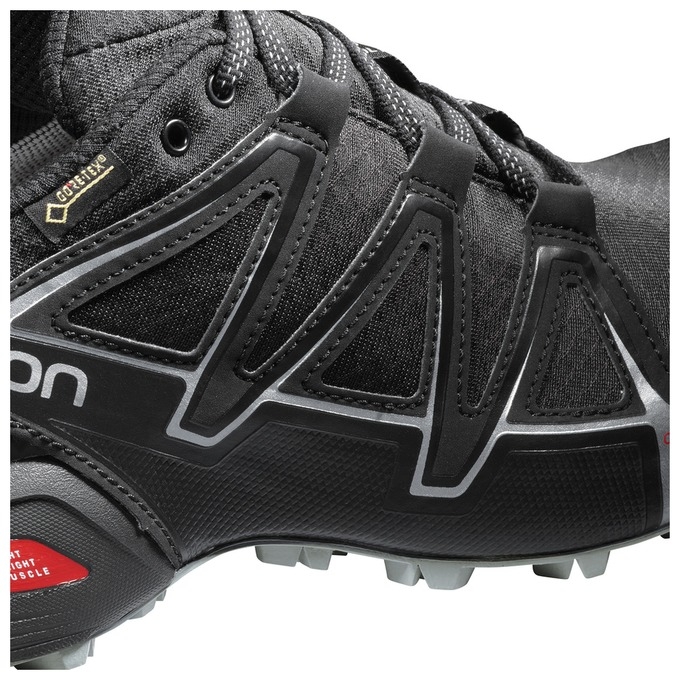 Salomon SPEEDCROSS VARIO 2 GTX トレイルランニングシューズ メンズ 黒 | JP-8954SGH